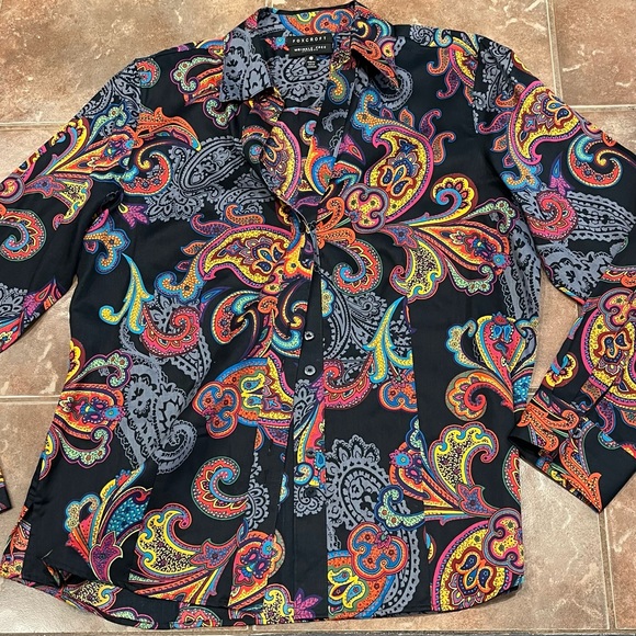 Foxcroft Tops - Foxcroft wrinkle free NEW without tag blouse sz 12